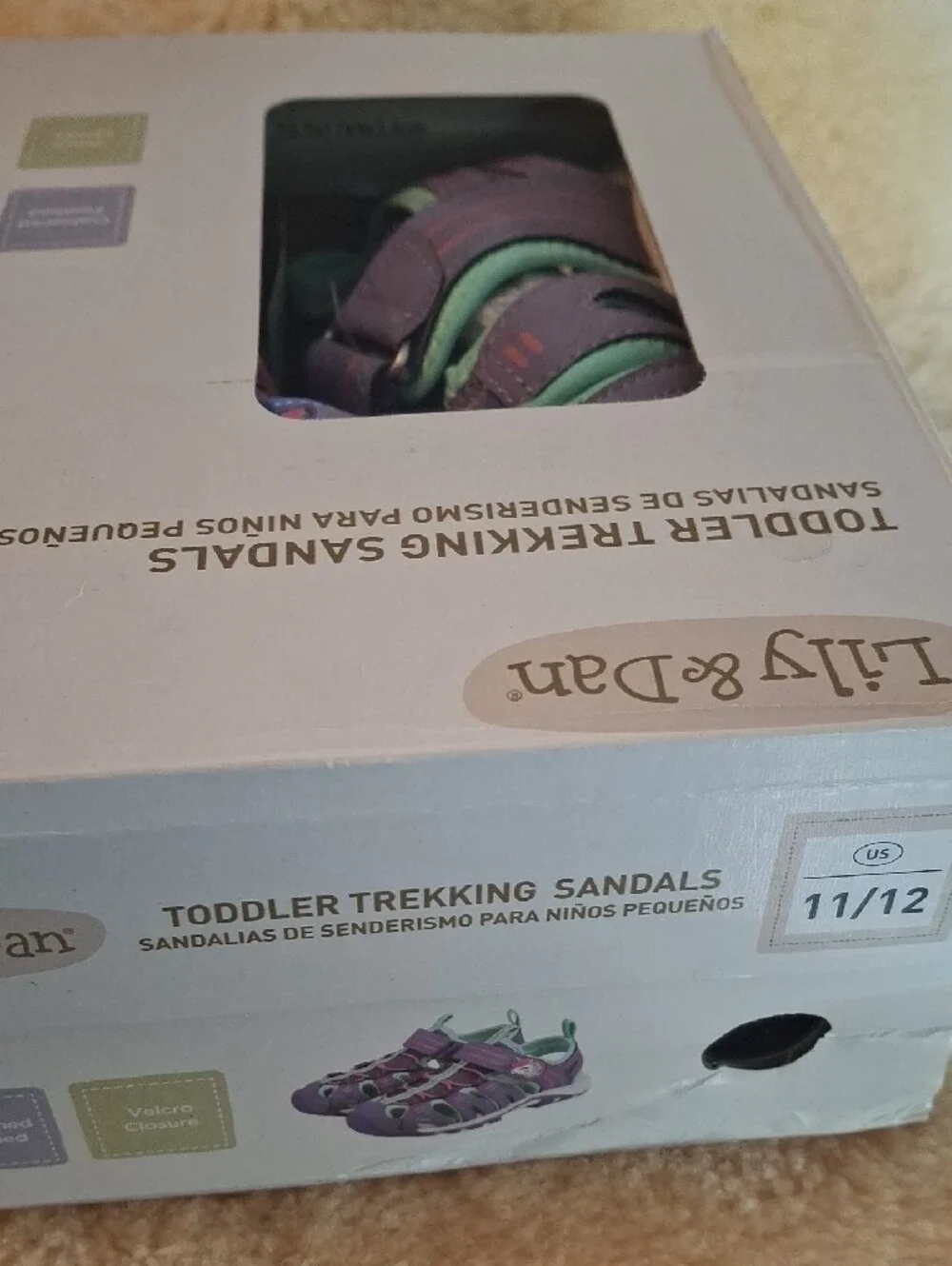 Lily & Dan Kids' Purple Water Shoes with Teal Accents